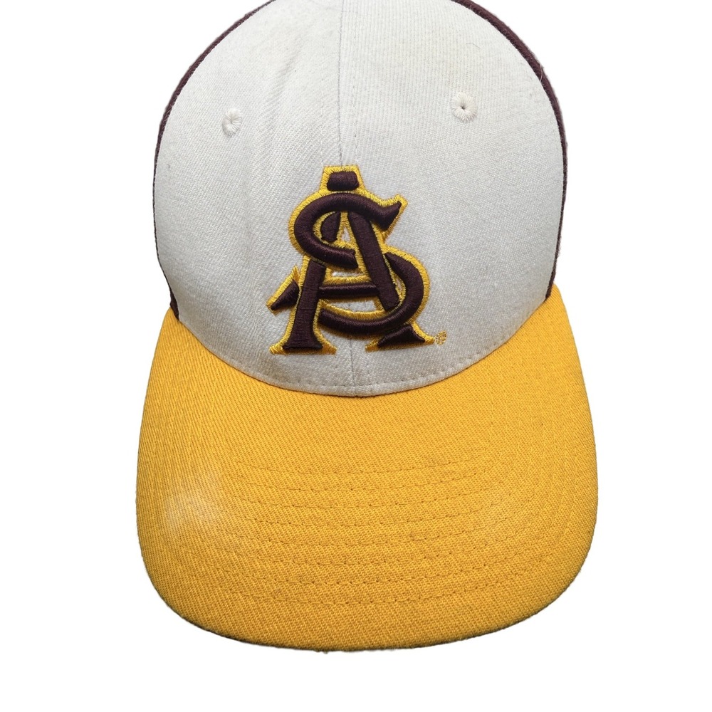 Zephyr Arizona State University ASU Sun Devils Fitted Baseball Cap L/XL Maroon